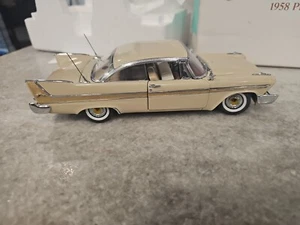Danbury Mint 1958 Plymouth Fury Hardtop 1/24 Scale Model Car Diecast - Picture 1 of 12