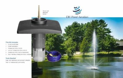 NEW Skyward Pond Fountain Aerator 20' x 30'w Spray 1/2 HP 5yr Warranty USA MADE - Image 1 of 4