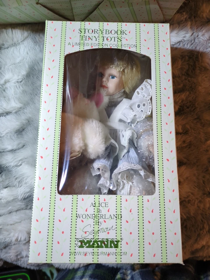 Seymour Mann Storybook Tiny Tots Alice in Wonderland Porcelain Doll Ltd Edition - Image 1 of 1