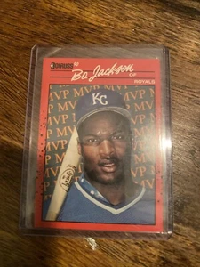 RARE 1990 Donruss BO JACKSON BC-1 MVP  Yellow Back ERROR Card - Picture 1 of 2