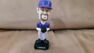 Luis Gonzales Mini Bobblehead #20 Arizona Diamondbacks 3 1/4" tall - Picture 1 of 1