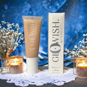 GloWish by Huda Beauty Multi Dew Skin Tint * 06 Medium Tan * - 1.35 oz NIB! - Picture 1 of 6