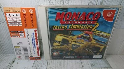 Dreamcast Monaco Grand Prix Racing Simulation 2 Japanese Ver With Obi USED Game - Image 1 of 4