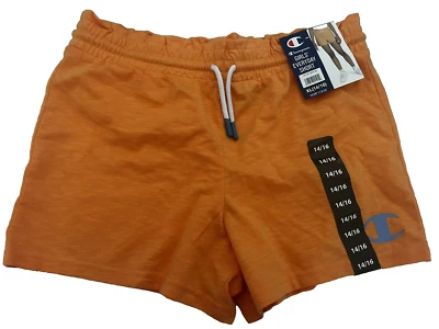 Champion Girls' Everyday Short Shorts Size 14/16 Papaya Light Orange $18 BxB - Image 1 of 4