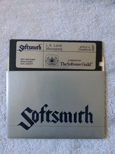L.A. Land Monopoly LA Land by Softsmith Apple II 5.25" Floppy Software Guild - Picture 1 of 4