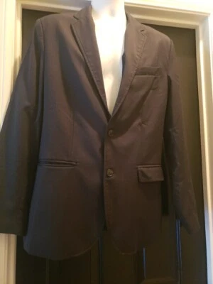 KENNETH COLE REACTION mens black striped sport coat suit jacket blazer Size M - Image 1 of 4