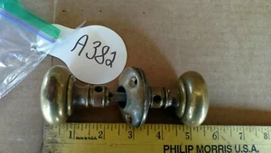 Vintage Brass Door Knob Reclaimed no set screw a382 - Picture 1 of 3
