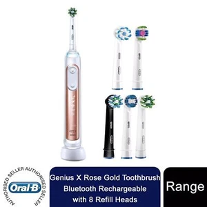 Oral-B GeniusX Wiederaufladbare Elektrische Zahnbürste mit Nachfüllköpfen & Reiseetui - Bild 1 von 62