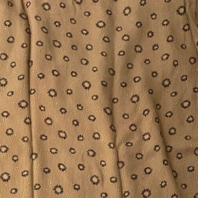 TELA DE RAYÓN 3 yd bronceada y negra cortina fluida 58x111 vintage Foto 1 de 4