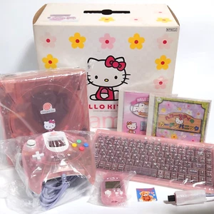 Sega Dreamcast DC Console Controller Set Hello Kitty Pink w/Box CIB Rare Japan - Picture 1 of 24