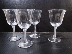 Art Deco Lalique Crystal France Barsac 4 - 5 calici vino rosso bordeaux 7/8" - Foto 1 di 7