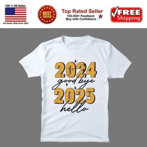 Happy New Year 2025 T-shirt, Unisex S-3XL - Picture 1 of 7
