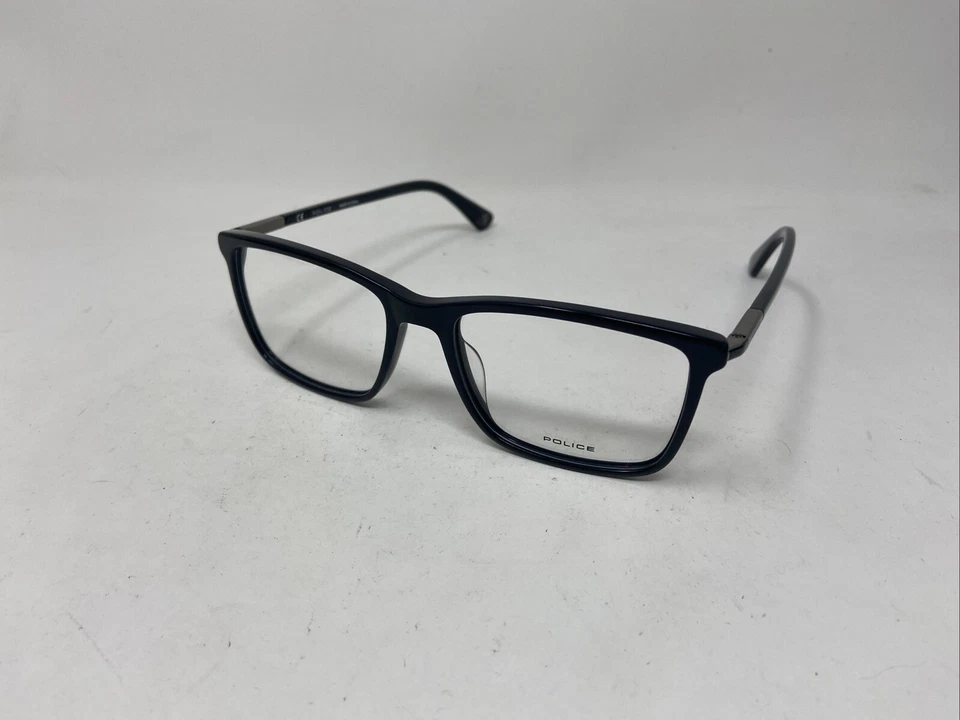 VASO GAFAS POLICÍA 1 VPLD 11N 54-17-145 NEGRO BRILLANTE BISAGRA FLEXIBLE QU37 Foto 1 de 4