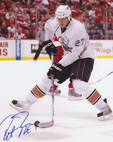 Фотография DUSTIN PENNER с автографом EDMONTON OILERS 8x10 с сертификатом подлинности - Изображение 1 из 1