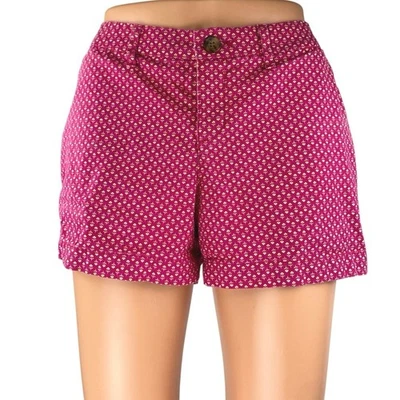 Mini Pantalones Cortos Old Navy Everyday Twill Para Mujer Rosa Floral Tiro Medio 3" Talla 2  Foto 1 de 4