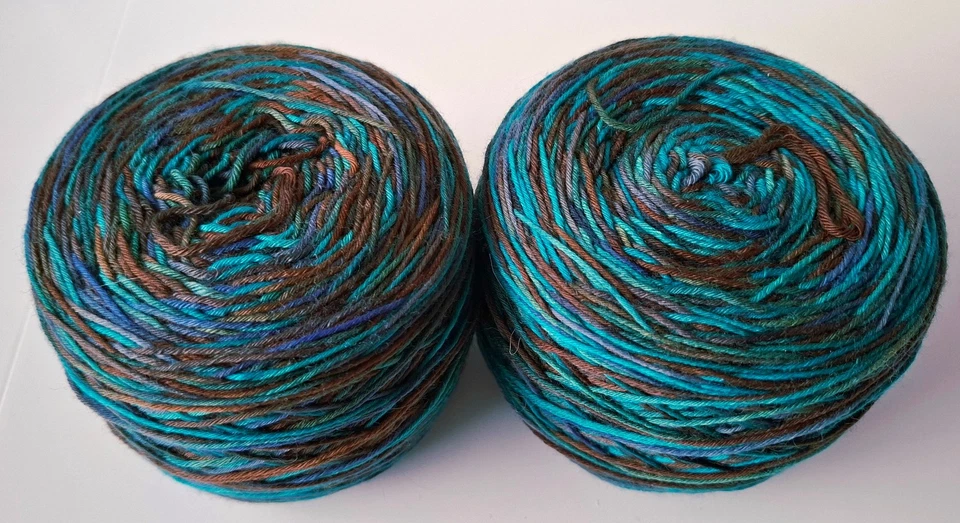 Wollmeise Pure 2 Stränge NIP gewickelt, handgefärbt, gesamt 316 gr - Bild 1 von 2