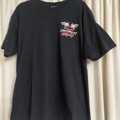 Camiseta Chevrolet Racing Gráfica XL Para Hombre Negra Muscle Car Y2K Estilo Vintage Foto 1 de 4