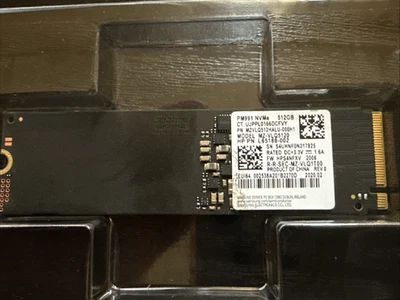 Samsung PM991 512GB NVMe M.2 2280 SSD MZ-VLQ5120 HP L65188-002 – Tested - Image 1 of 3