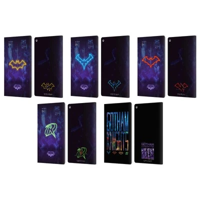 OFFICIAL GOTHAM KNIGHTS CHARACTER ART LEATHER BOOK WALLET CASE FOR AMAZON FIRE - Image 1 of 4