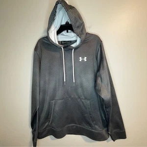 Under Armour Cold Gear Hoodie anthrazit mit weißen Akzenten - Bild 1 von 6