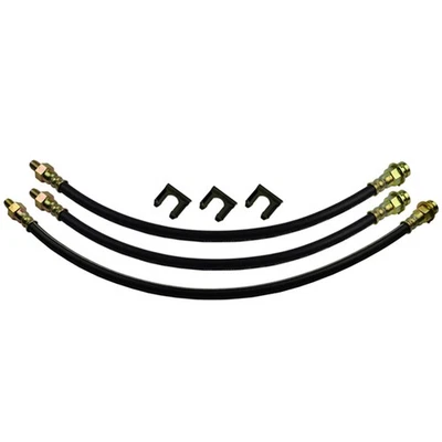 Kit de manguera de freno de goma frenos de tambor 1950-51 Mercury Monterey 3 piezas Foto 1 de 4