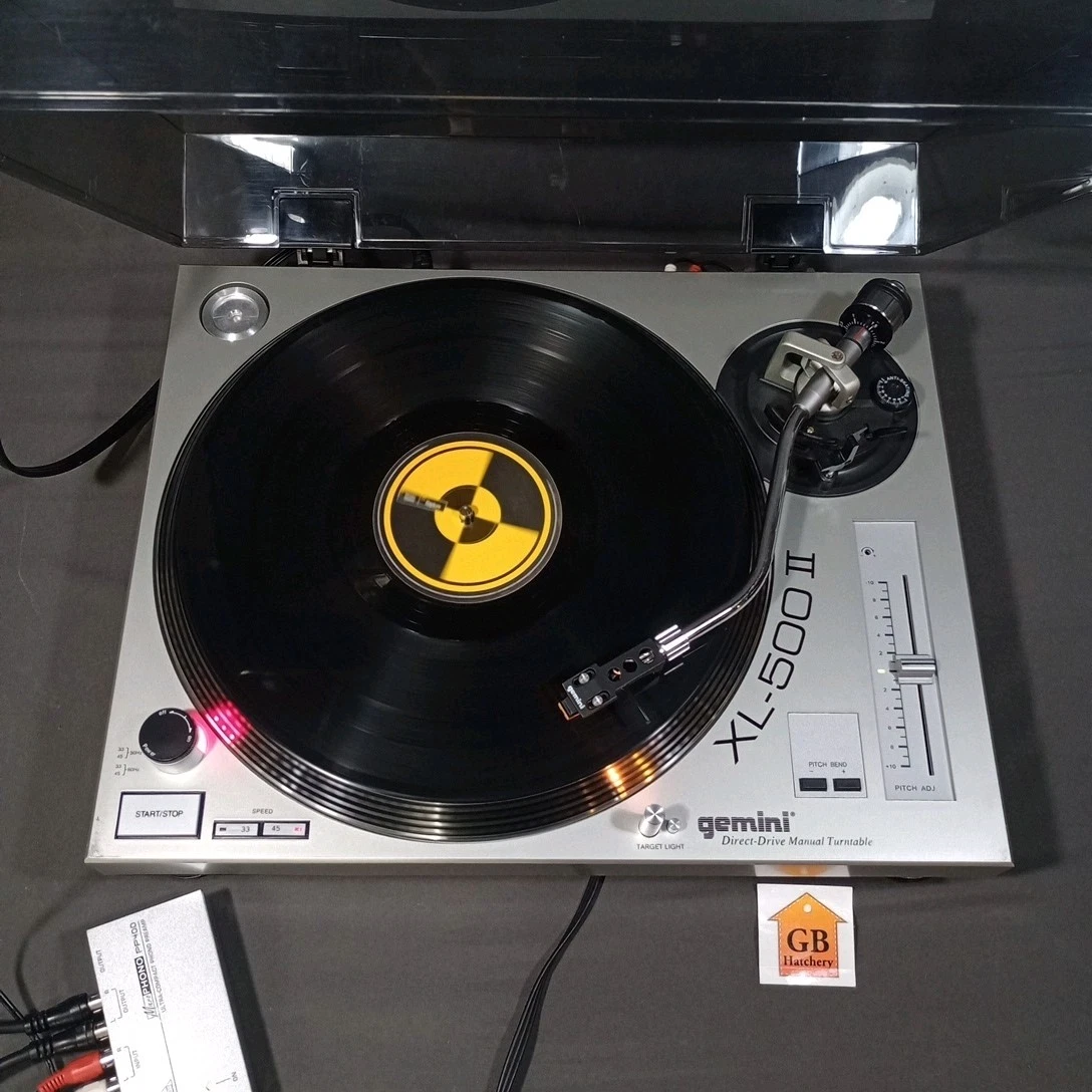 Gemini XL 500 II Direct Drive Manual Turntable Tested for sale