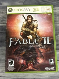 Fable II 2 ( Microsoft 360, 2008 ) Video Game Complete CIB W/ Book Tested - Picture 1 of 9