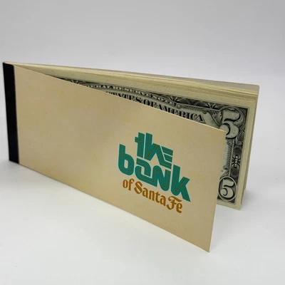 1977 Santa Fe $5 Federal Reserve 20 Consecutive Note - RARE Vintage $100 Book - Image 1 of 4