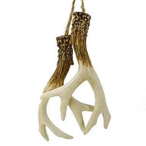Pair of Faux Deer Antlers Ornament - Rearview Mirror Hanger for Hunter- Deer ... - Picture 1 of 3