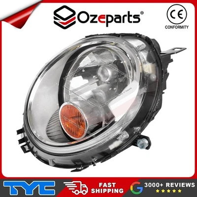 LH LHS Left Head Light Front Lamp Halogen Amber For Mini Clubman R55 2008~2014 - Image 1 of 4