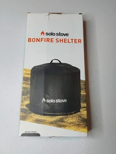 Solo Stove Bonfire Shelter Weather-Resistant Round Cover PVC-Coated Black - Picture 1 of 2