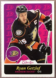 2015-16 O-Pee-Chee Box fondo retro Ryan Getzlaf Anaheim Ducks - Imagen 1 de 2