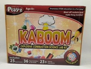 Kit de laboratorio de ciencias de combustión explosiva Kaboom 25 experimentos nuevo sellado - Imagen 1 de 8