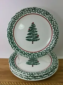 4 Furio Weihnachtsbaum SPEISETELLER Schwamm Kunst FUO5 Urlaub - Bild 1 von 3