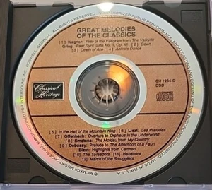 Great Melodies of the Classics CD **DISC ONLY** NO CASE OR ARTWORK  - Imagen 1 de 1
