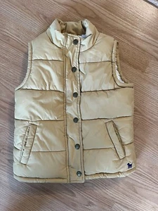 Mini Boden  boys  Girls Childrens Mustard Yellow fleece lined Vest Size 7/8 - Picture 1 of 5