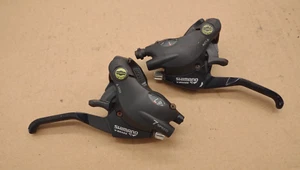 Vintage Shimano Mountain Bike Shifters ST-EF29 7 Speed Triple Bicycle Black - Picture 1 of 7