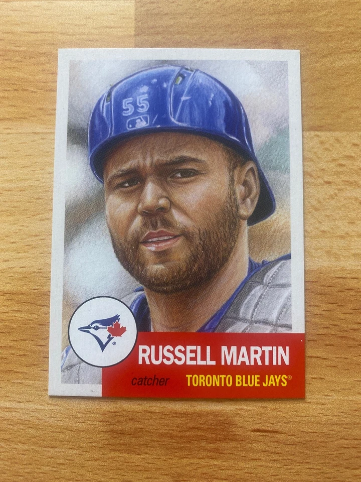 Topps Living Set Card #8 - Russell Martin - Print Run: 3953-Flawless! - Image 1 of 4