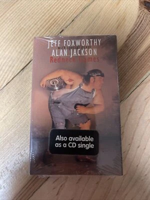 Sealed Jeff Foxworthy Alan Jackson Redneck Games Cassette Single  - Image 1 of 4