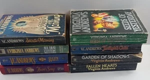 V C Andrews - 8- small paperback bundle lot - rain,heat song , - Picture 1 of 6