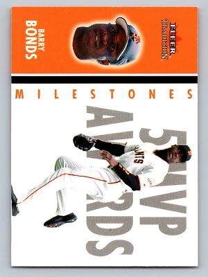 2003 Fleer Tradition #25 MS Barry Bonds Milestones - Image 1 of 2