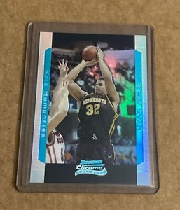 KRIS HUMPHRIES RC 2004-05 Bowman Chrome REFRACTOR #125 (265/300) SP RARE HTF