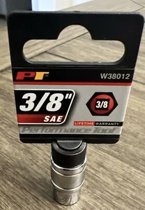 Performance Tool W38012 3/8 Inch Drive 3/8 Inch 6pt Socket - Picture 1 of 4