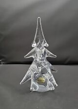 Toscany Clear Crystal Twisted Abstract 8" Christmas Tree Made In Japan 