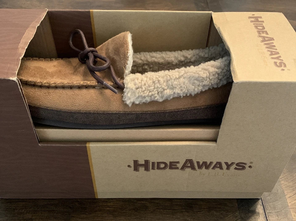Zapatillas Mocasín HideAways Elijah Hachbrown Talla 12 M Nuevas en Caja Nuevas en Caja Foto 1 de 4