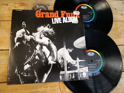 GRAND FUNK LIVE ALBUM 2 LP 33T VINYLE EX COVER EX ORIGINAL 1970 - Photo 1/4