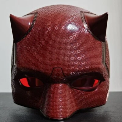 Daredevil Adult Mask Wearable 3D Red Mask ABS Lifelike Transparent Glasses - Image 1 of 4