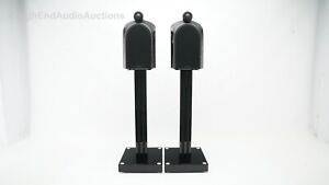 B&W PM1 - Audiophile 2 Way Vented Box Stand Mount / Bookshelf Speakers w Stands