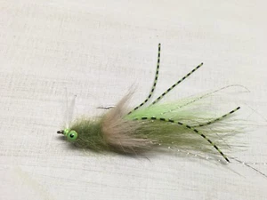 Saltwater Flies The Grinch, Redfish,Bonefish,Snook, Size4 - Picture 1 of 8