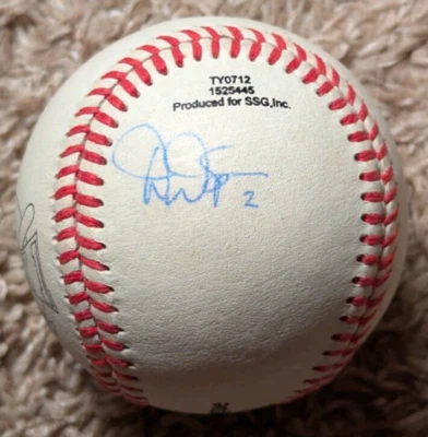 Denard Span AUTÓGRAFO Liga Oficial Marca 1 bola sobre panel GEMELOS RAYOS (ENVÍO Y DEVOLUCIÓN GRATIS) Foto 1 de 4